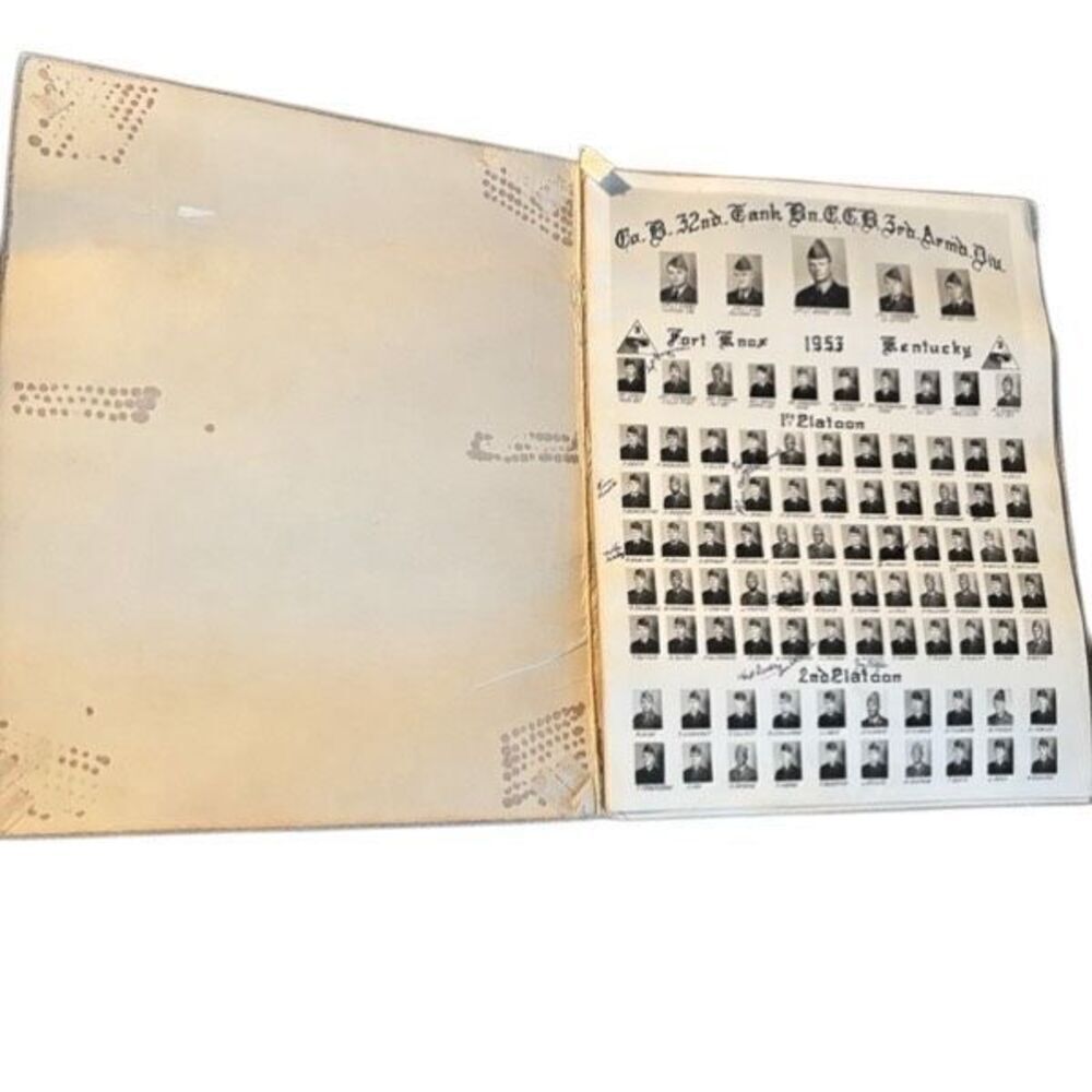 Co. B 32nd Tank Battalion C.C.B. 3rd Armored Division 1953 Photos